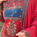 Kiara Rustic Ajrakh Mirror Suit