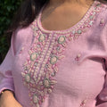 Avika Pink Embroidered Sharara Set