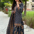 Maahi Navy Sharara Set