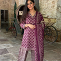 Noor-e-Plum Farshi Suit