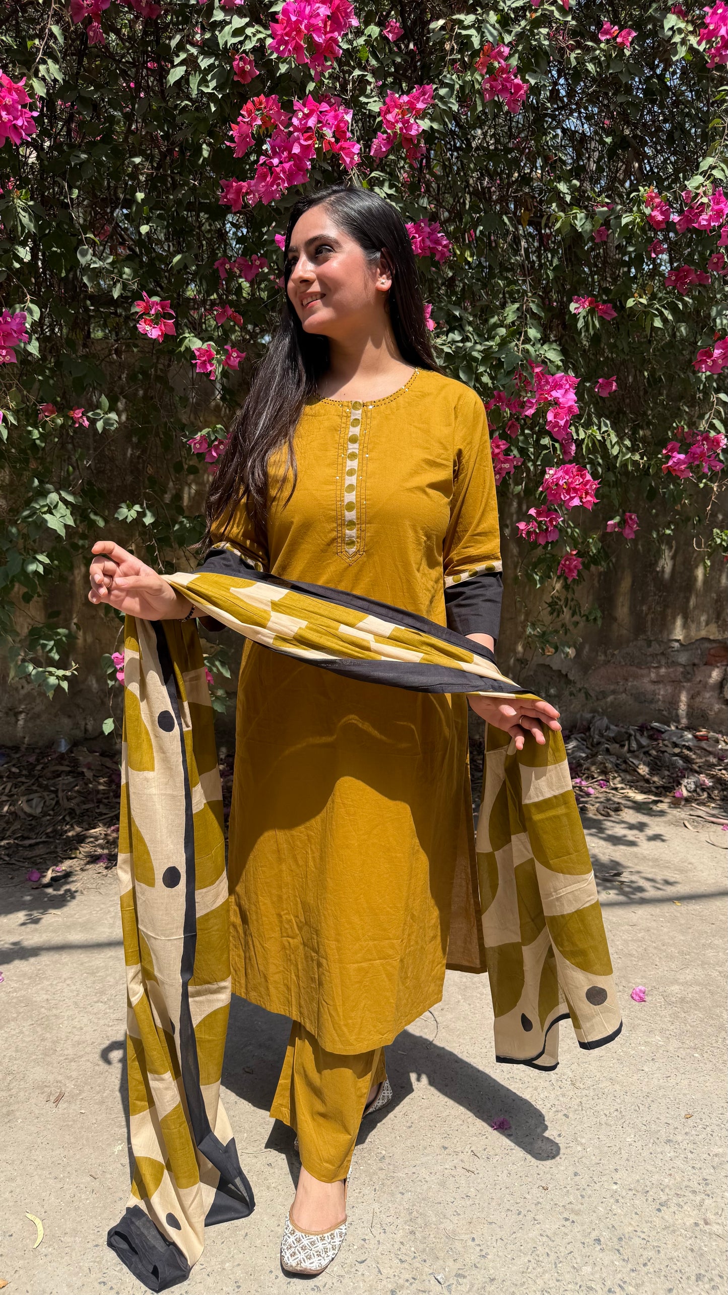 Mustard Muse Suit Set