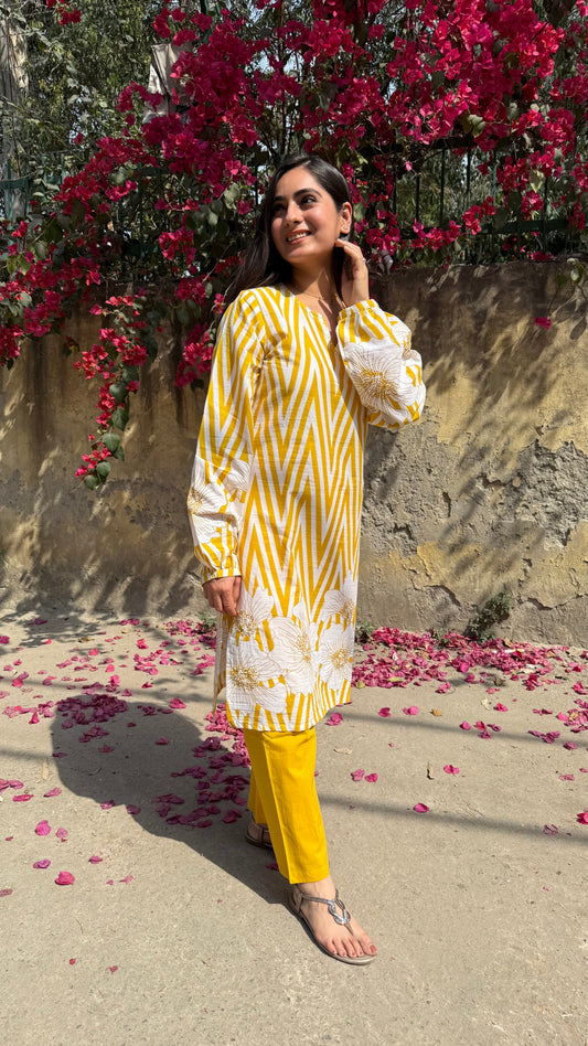 Garima Yellow Coord Set