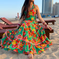 Nyra Green Dress