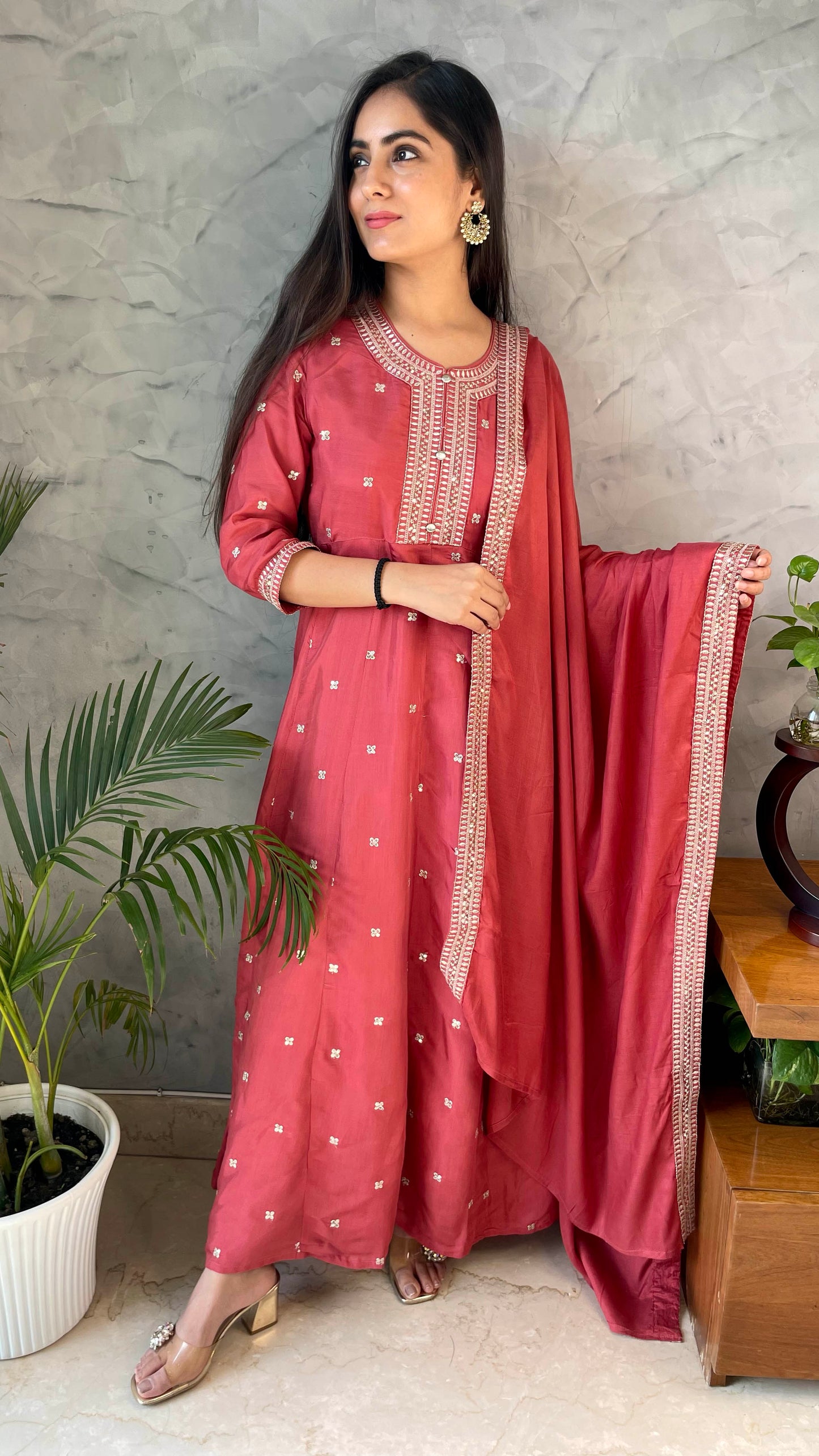 Sienna Anarkali Dupatta Set