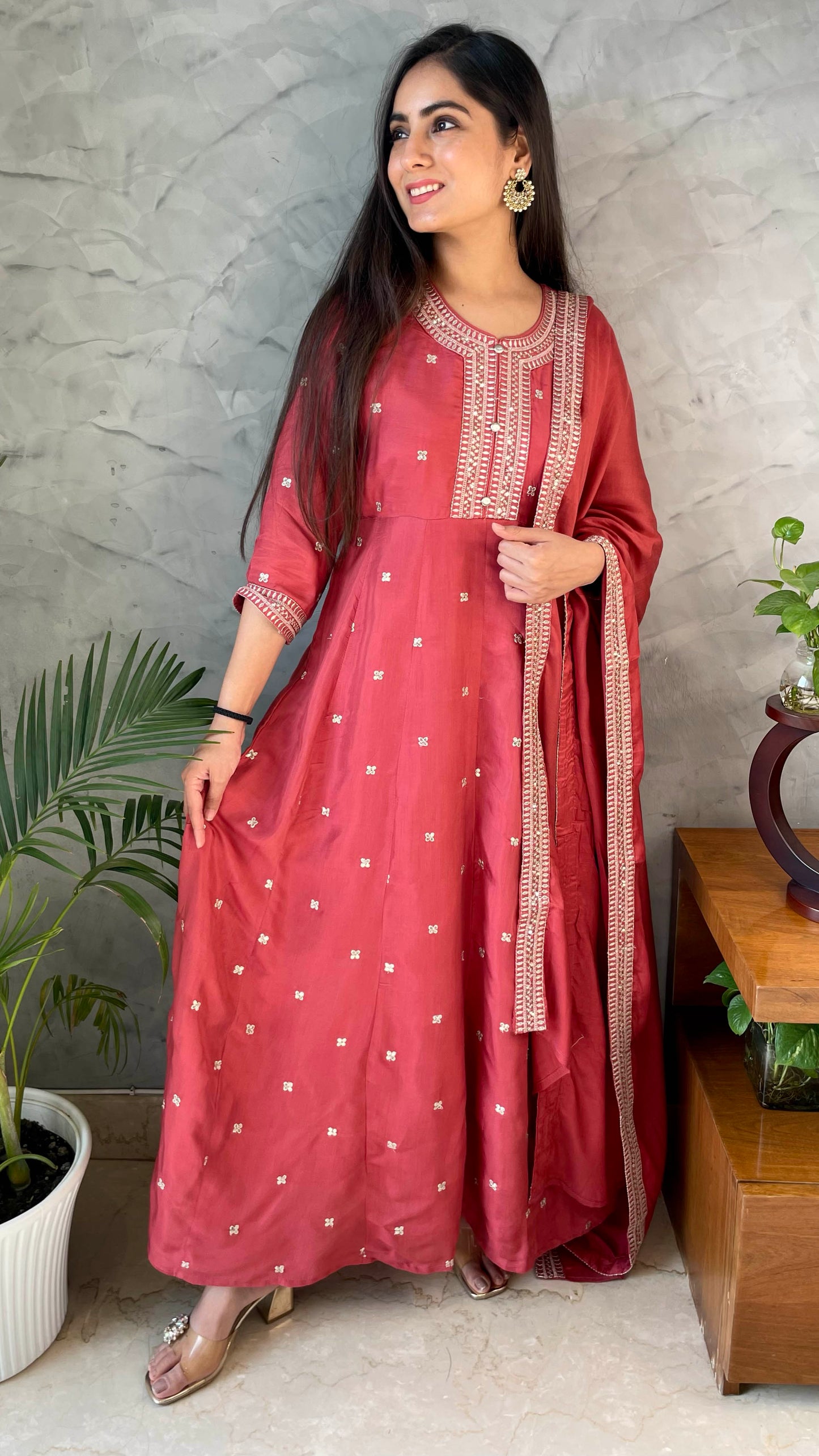 Sienna Anarkali Dupatta Set