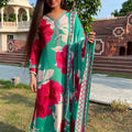 Ritu Green Muslin Suit