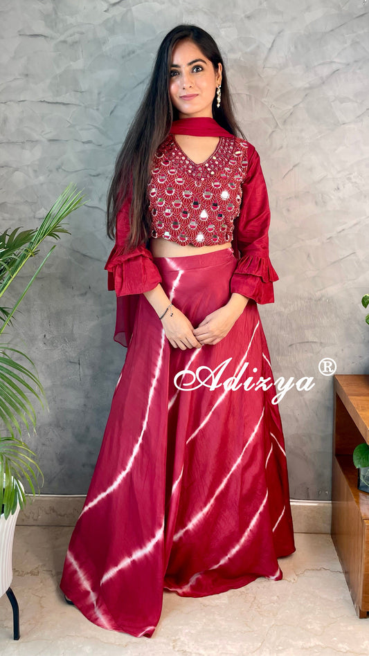 Red Lehenga Set