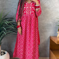 Anjali Coral A-line Suit