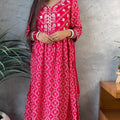 Anjali Coral A-line Suit